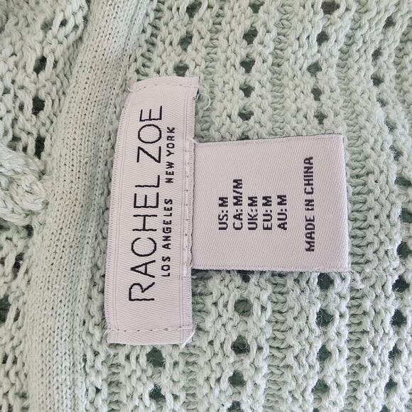 Mint Green Knit Hoodie - Picture 6 of 7